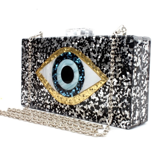 Handbags - Third-Eye Acrylic Clutch